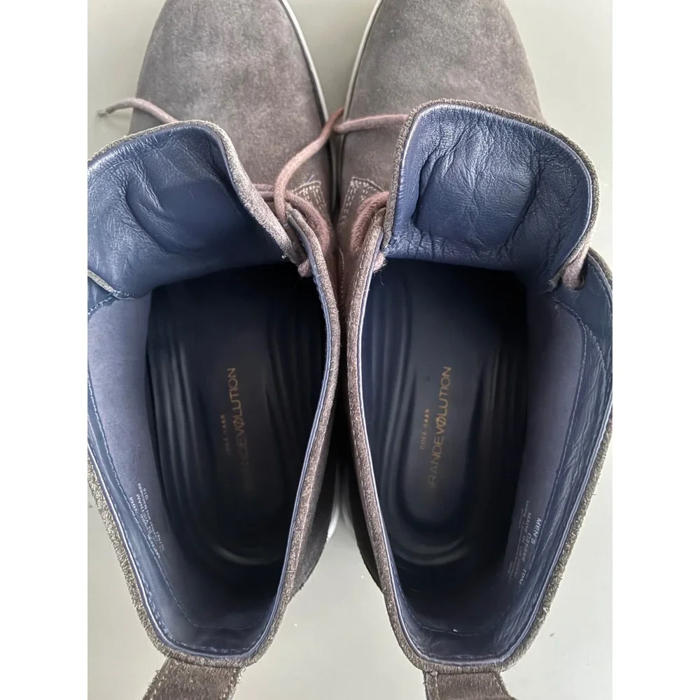 Cole Haan GrandEvolution Mens Grey Suede Chukka Boots Size 10M